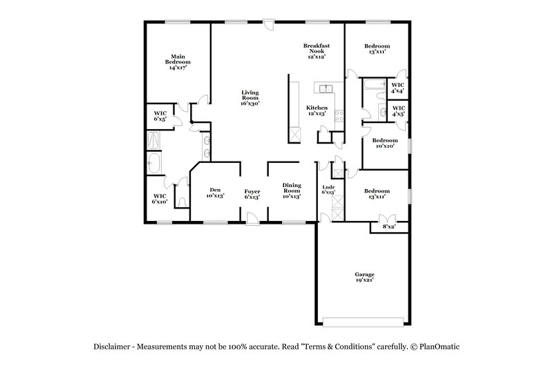 1,895/Mo, 3248 Silverado Cir Green Cove Springs, FL 32043 Floor Plan View