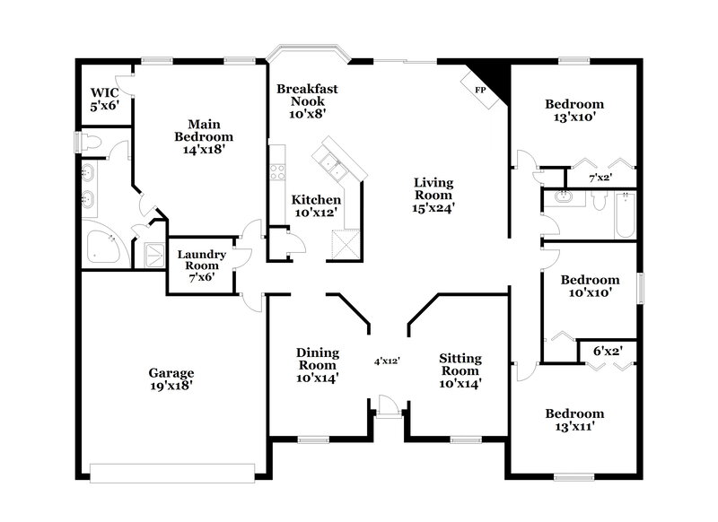 0/Mo, 4081 Edgeland Trail Middleburg, FL 32068 Floor Plan View