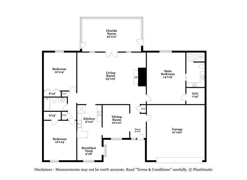 2,375/Mo, 11040 W MANDARIN STATION DR Jacksonville, FL 32257 Floor Plan View