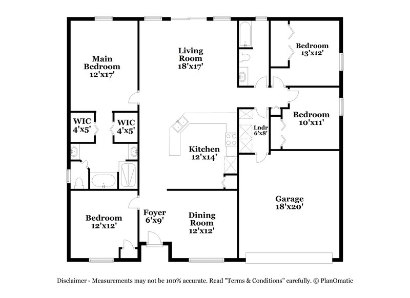 2,100/Mo, 3016 Golden Pond Blvd Orange Park, FL 32073 Floor Plan View