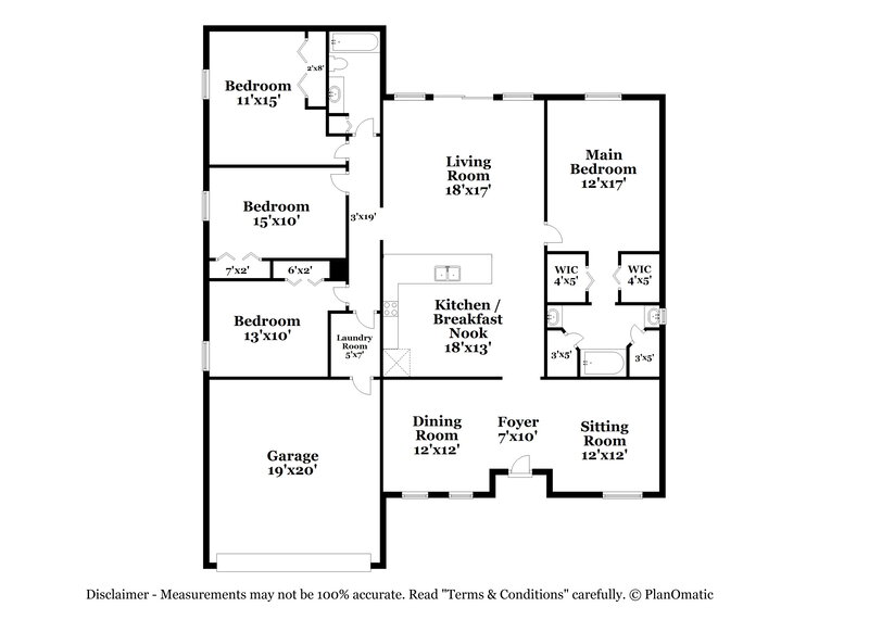 3,900/Mo, 498 Johns Creek Pkwy Saint Augustine, FL 32092 Floor Plan View