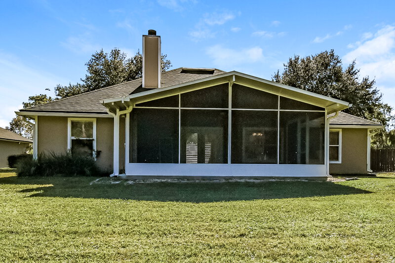2,120/Mo, 1332 Red Maple Ct Orange Park, FL 32073 Rear View