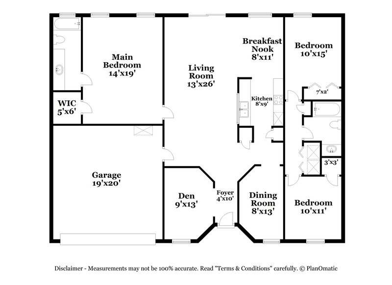 3,380/Mo, 12526 Richards Rook Ln Jacksonville, FL 32246 Floor Plan View