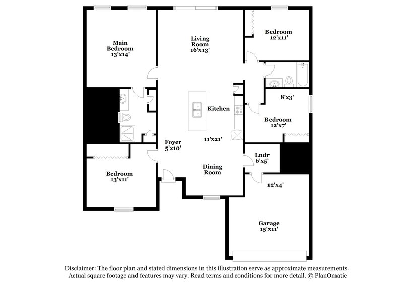 2,075/Mo, 6087 Patriots Landing Ln Jacksonville, FL 32244 Floorplan View