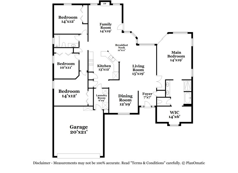 2,380/Mo, 3948 Heavenside Ct Orange Park, FL 32073 Floor Plan View