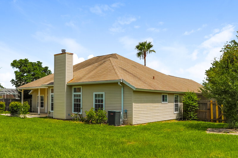 2,375/Mo, 3948 Heavenside Ct Orange Park, FL 32073 Rear View