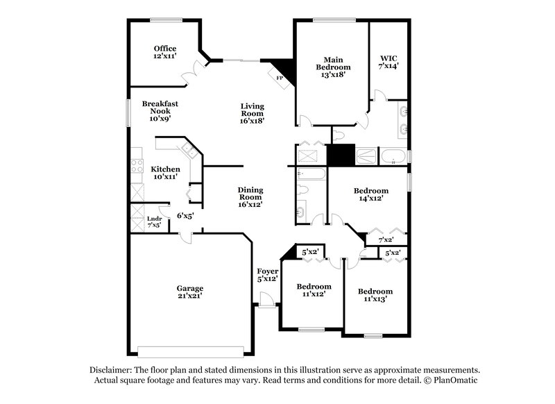 2,320/Mo, 2630 Oak Haven Dr Middleburg, FL 32068 Floor Plan View