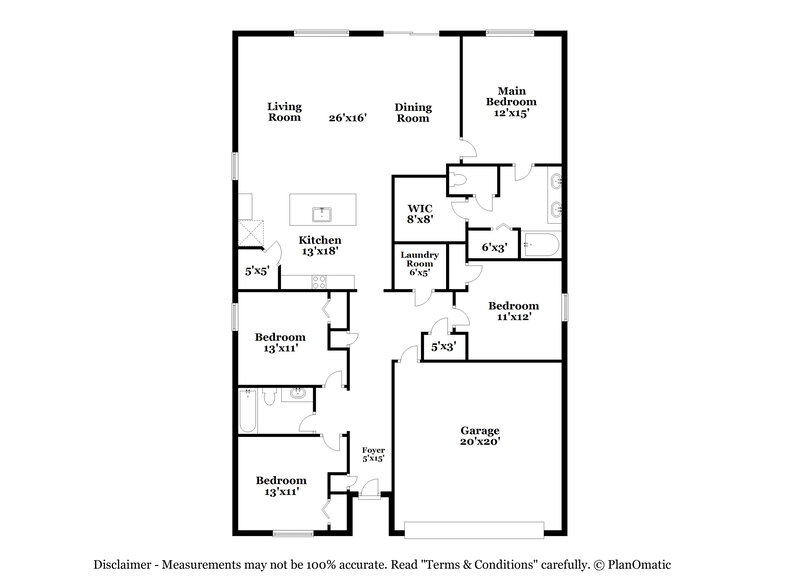 2,560/Mo, 10251 Magnolia Hills Dr Jacksonville, FL 32210 Floor Plan View