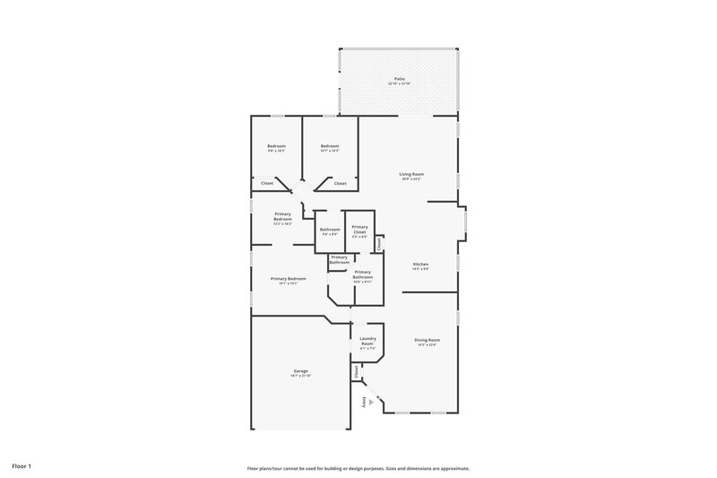 1,885/Mo, 1510 Cedar Grove Ter Fleming Island, FL 32003 Floor Plan View