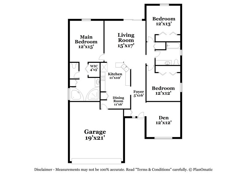 1,950/Mo, 8077 Welbeck Ln Jacksonville, FL 32244 Floor Plan View