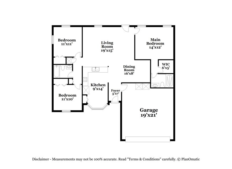 1,675/Mo, 1612 Ibis Dr Orange Park, FL 32065 Floor Plan View
