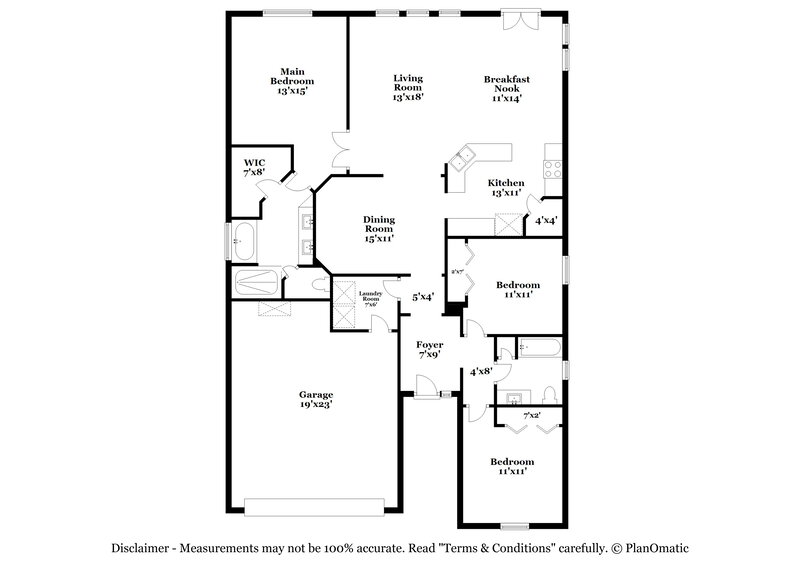 1,985/Mo, 9304 Hawkeye Dr Jacksonville, FL 32221 Floor Plan View