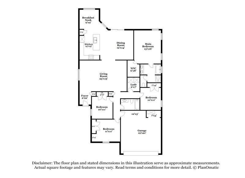2,780/Mo, 1032 Beckingham Dr Saint Augustine, FL 32092 Floor Plan View