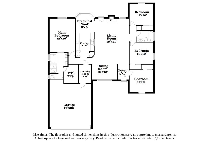 2,780/Mo, 6002 Fillyside Trl Jacksonville, FL 32244 Floor Plan View