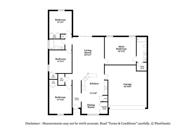 1,815/Mo, 11159 Lauren Oak Ln Jacksonville, FL 32221 Floor Plan View