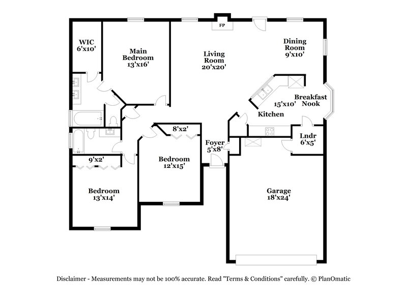 2,185/Mo, 8656 Duckworth Ct Jacksonville, FL 32244 Floor Plan View