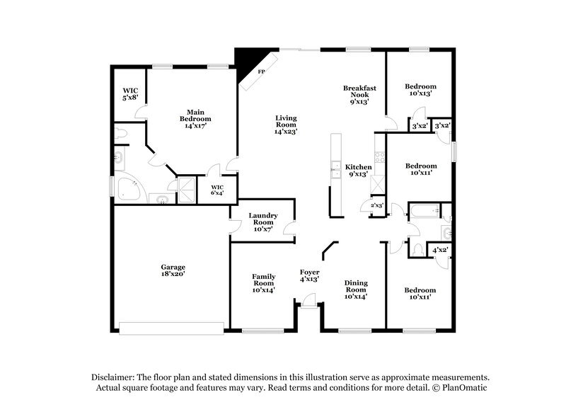 2,090/Mo, 925 Plumbridge Ct Jacksonville, FL 32218 Floor Plan View