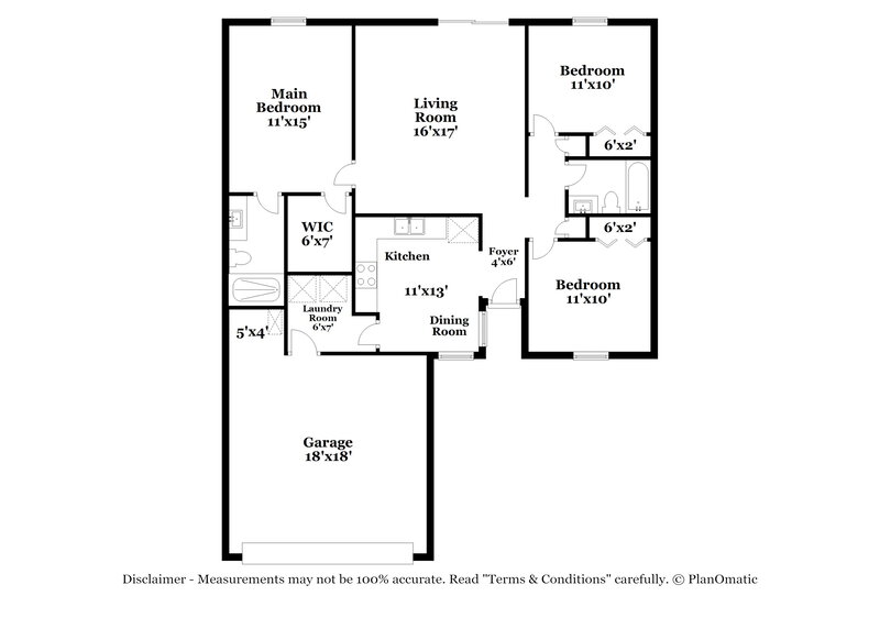 1,890/Mo, 11093 Coldfield Dr Jacksonville, FL 32246 Floorplan View