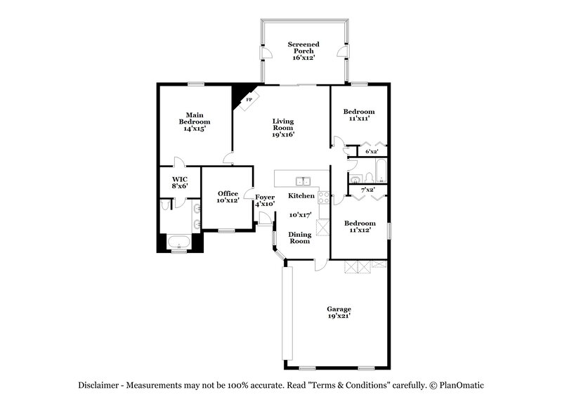 2,730/Mo, 1110 Summer Spring Dr Middleburg, FL 32068 Floor Plan View