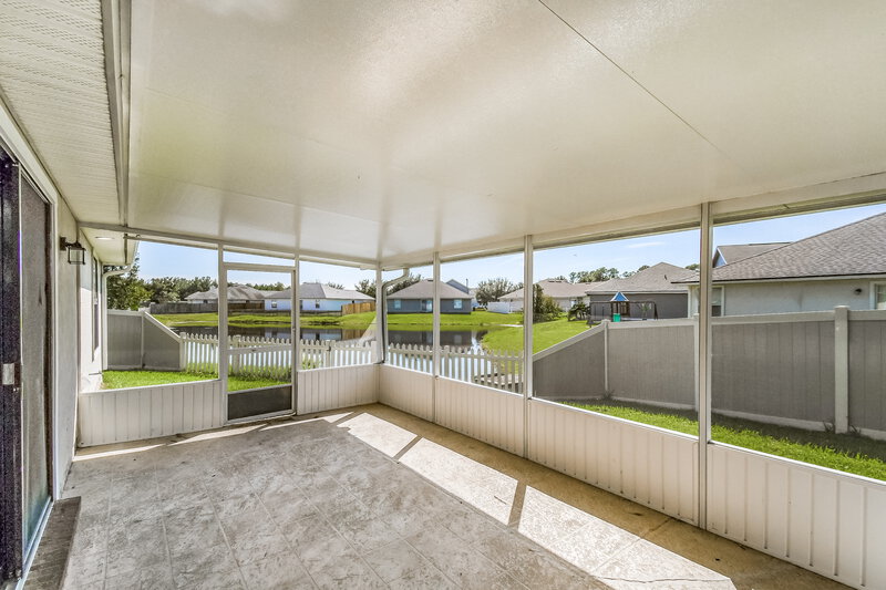 2,730/Mo, 1110 Summer Spring Dr Middleburg, FL 32068 Screen Porch View