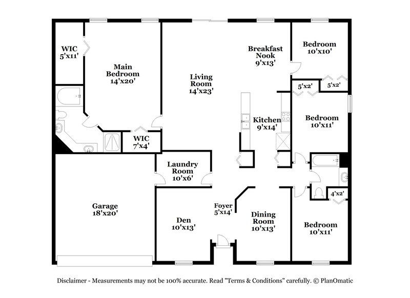 1,950/Mo, 11305 Silver Key Dr Jacksonville, FL 32218 Floor Plan View