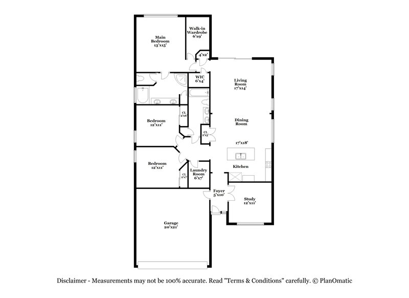 2,025/Mo, 15883 Lexington Park Blvd Jacksonville, FL 32218 Floor Plan View