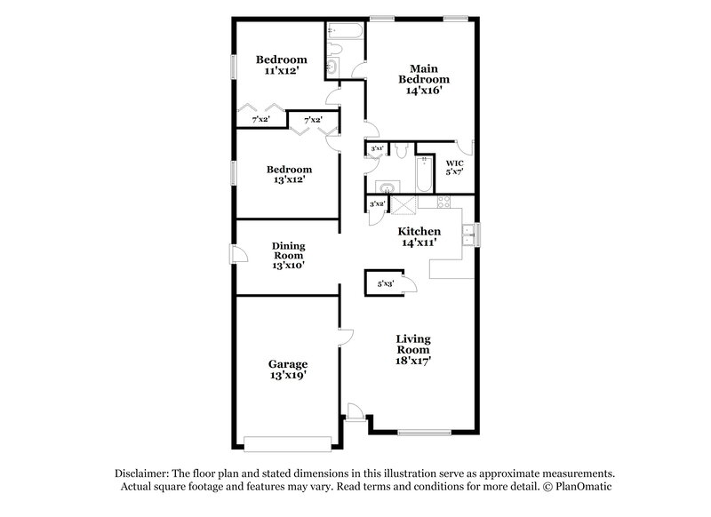 1,595/Mo, 4511 Ramona Blvd Jacksonville, FL 32205 Floorplan View