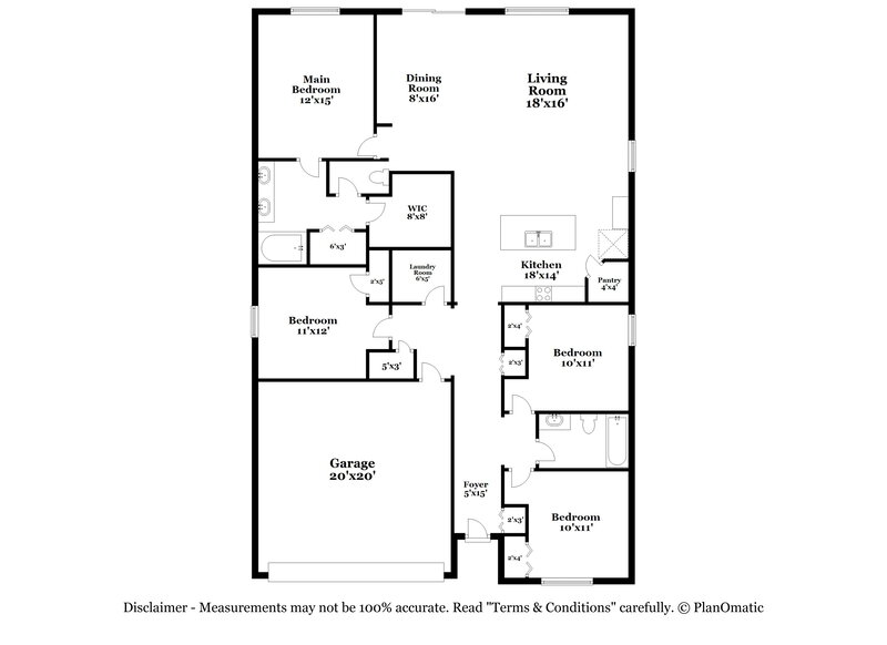 2,145/Mo, 2411 Cold Stream Ln Green Cove Springs, FL 32043 Floorplan View