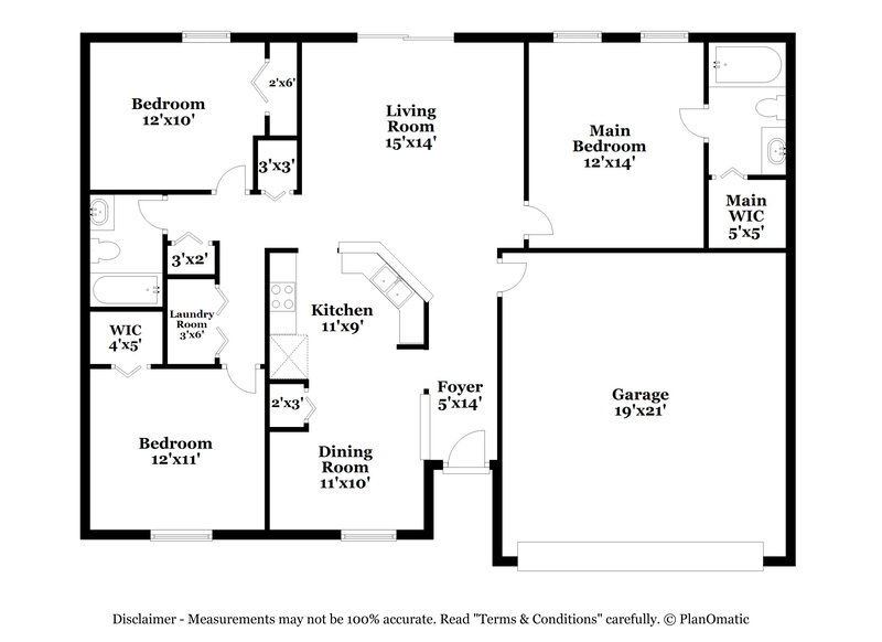 2,620/Mo, 12568 White Cedar Trl Jacksonville, FL 32226 Floor Plan View