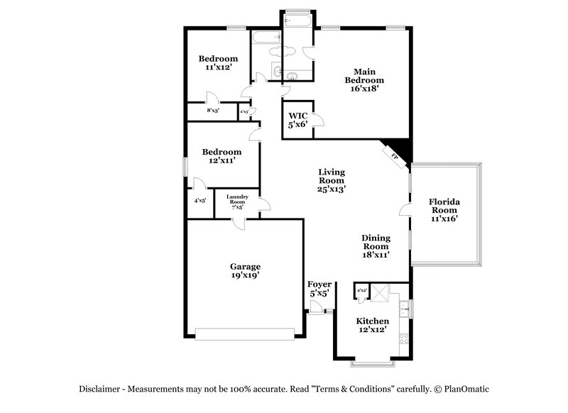2,095/Mo, 4142 Cransley Pl Jacksonville, FL 32257 Floor Plan View
