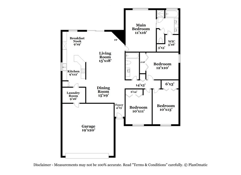 2,005/Mo, 421 Mackenzie Cir Saint Augustine, FL 32092 Floor Plan View