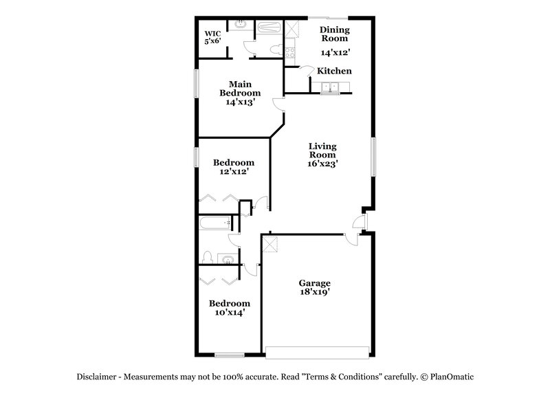 1,980/Mo, 3467 Net Ct Jacksonville, FL 32277 Floor Plan View