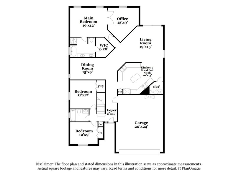 2,425/Mo, 3285 Highland Mill Ln Orange Park, FL 32065 Floor Plan View
