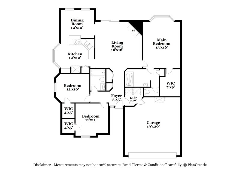 2,125/Mo, 3333 Yucatan Pl Jacksonville, FL 32225 Floor Plan View