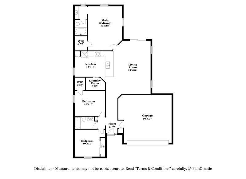 1,805/Mo, 12668 Black Angus Dr Jacksonville, FL 32226 Floor Plan View