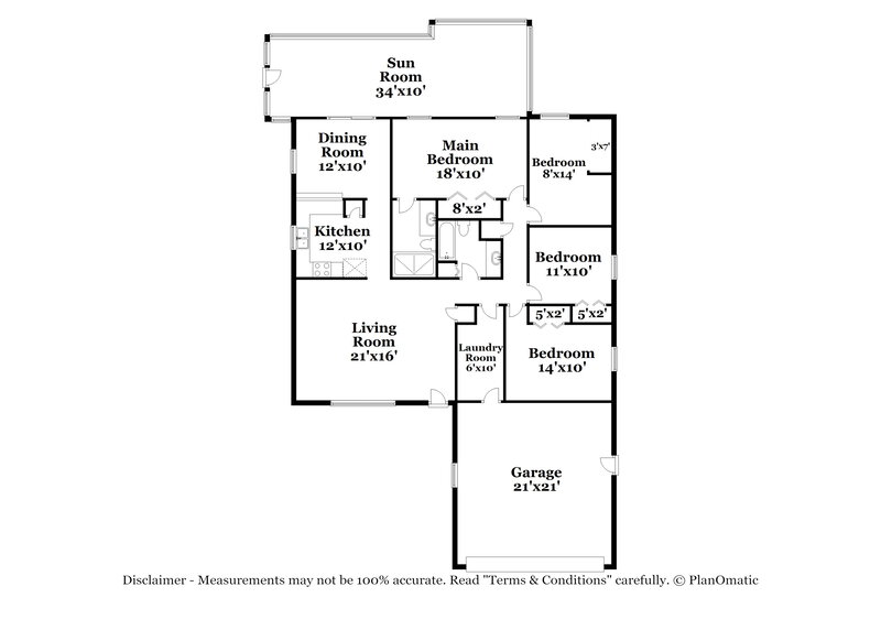 2,275/Mo, 2655 McCormick Woods Dr Jacksonville, FL 32225 Floor Plan View