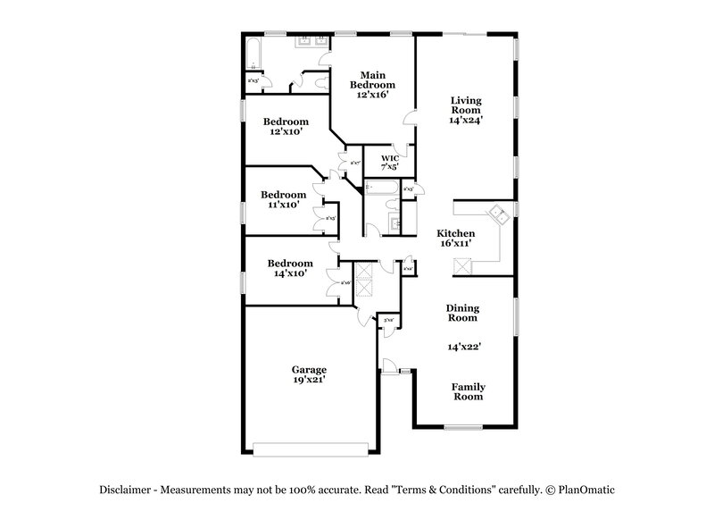 2,070/Mo, 9549 Staples Mill Dr Jacksonville, FL 32244 Floor Plan View