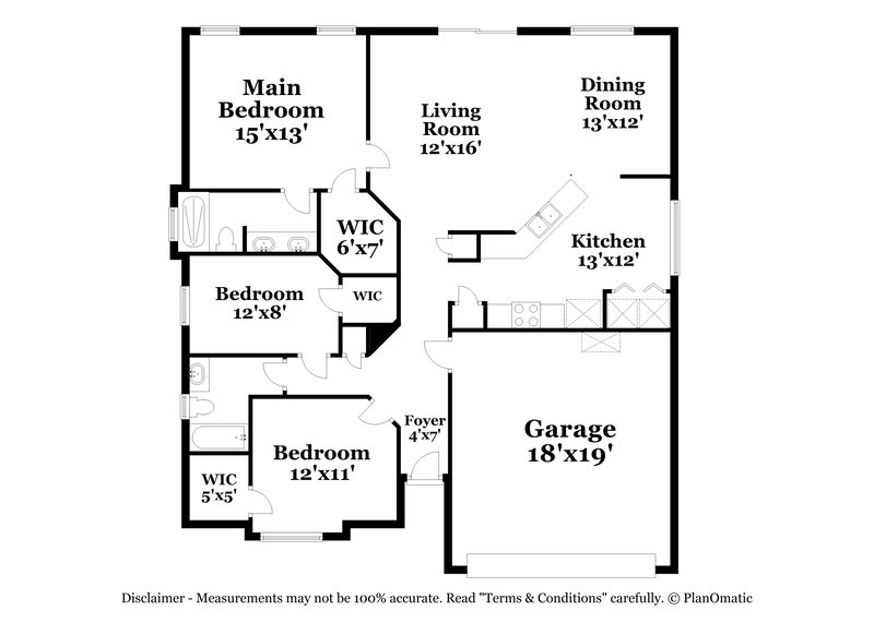 1,980/Mo, 2712 Secret Harbor Dr Orange Park, FL 32065 Floor Plan View