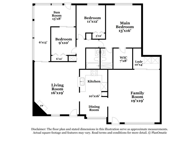 1,655/Mo, 647 Charles Carroll St Orange Park, FL 32073 Floor Plan View