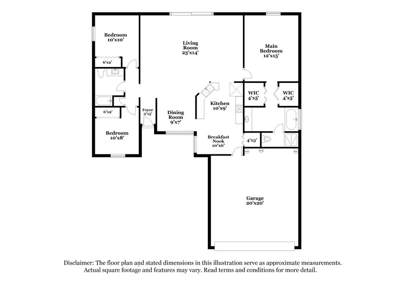 1,775/Mo, 4344 Marsh Hawk Dr S Jacksonville, FL 32218 Floor Plan View