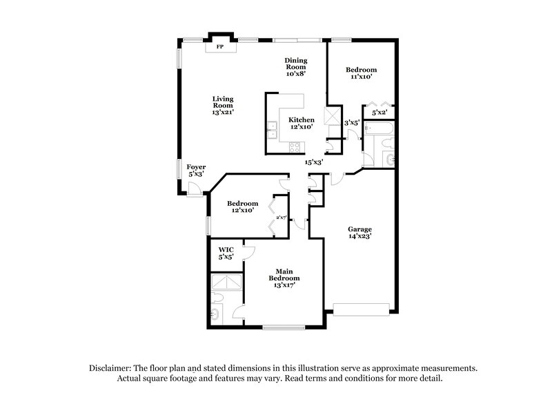1,910/Mo, 2244 Aspen Ridge Ct Jacksonville, FL 32233 Floor Plan View