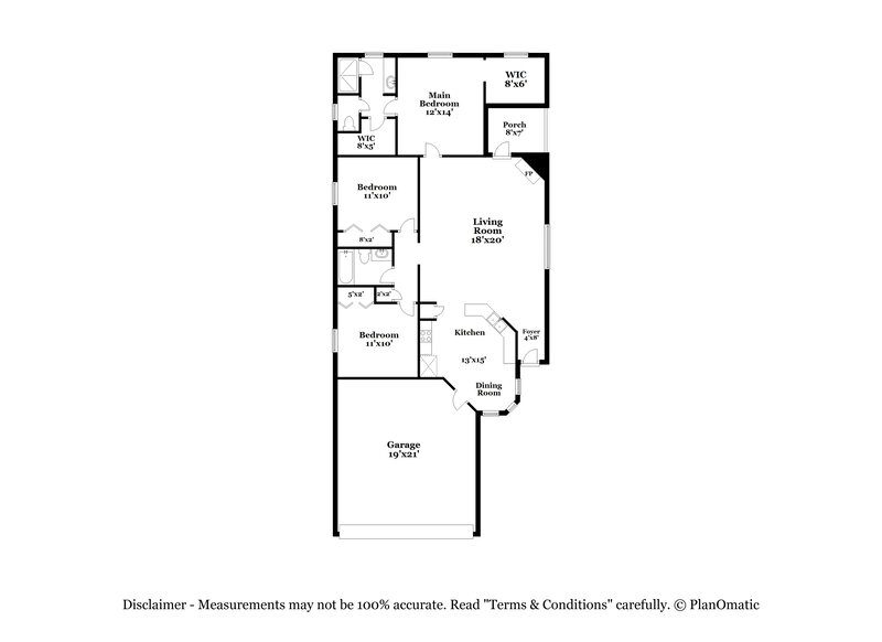1,690/Mo, 4506 Deer Valley Dr Jacksonville, FL 32210 Floor Plan View
