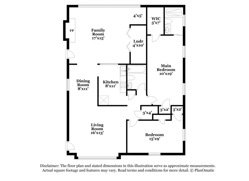 1,565/Mo, 4908 Dundee Rd Jacksonville, FL 32210 Floorplan View