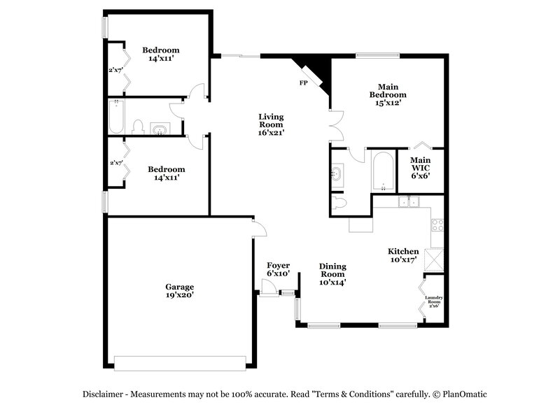 2,095/Mo, 2013 Saint Martins Dr W Jacksonville, FL 32246 Floor Plan View