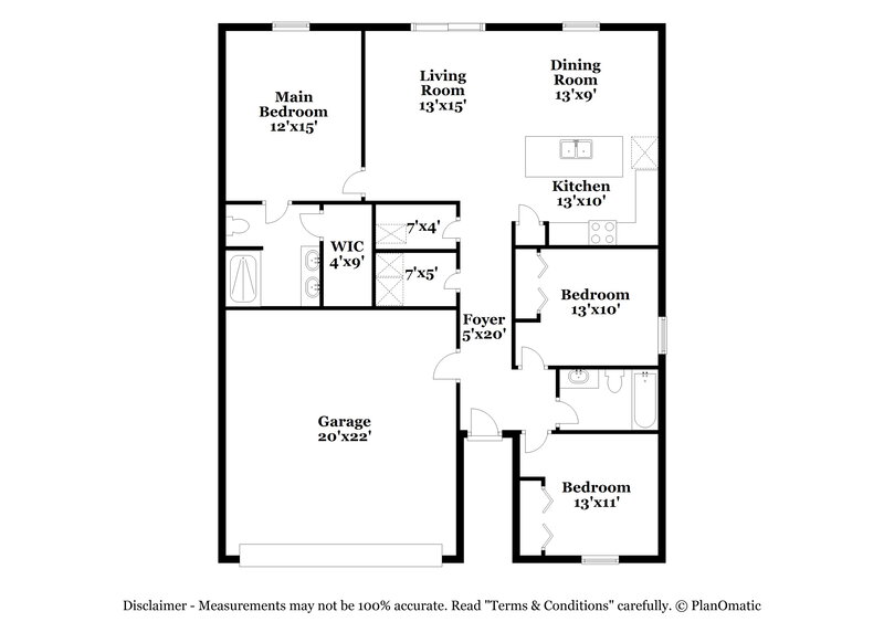 1,800/Mo, 11247 Liberty Square Ct Jacksonville, FL 32221 Floor Plan View