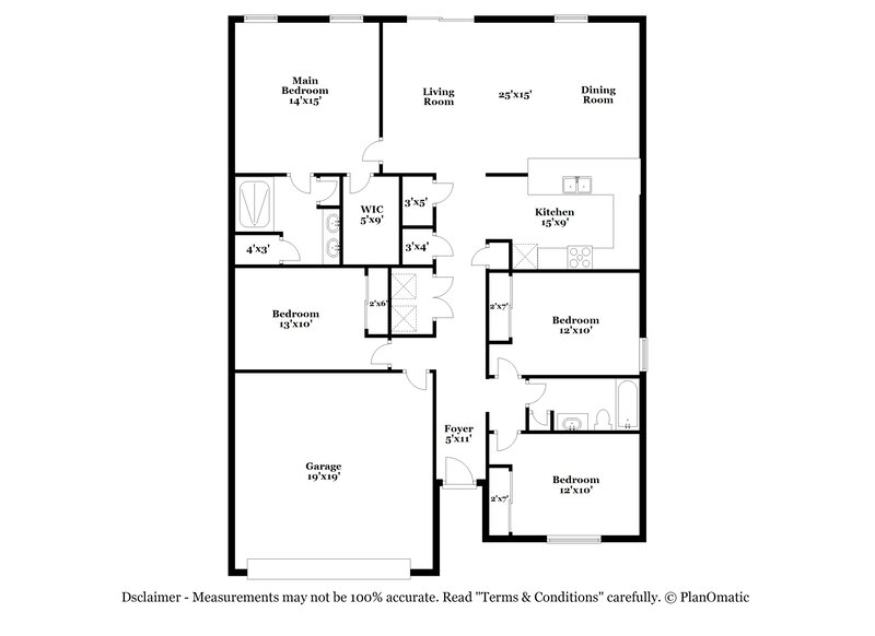 2,010/Mo, 1319 Sarahs Landing Dr Jacksonville, FL 32221 Floor Plan View