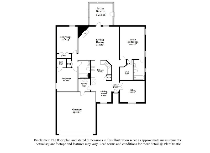 2,310/Mo, 717 S Lake Cunningham Ave Saint Johns, FL 32259 Floorplan View