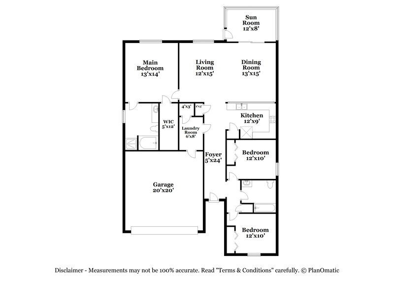 1,960/Mo, 7497 Steventon Way Jacksonville, FL 32244 Floor Plan View