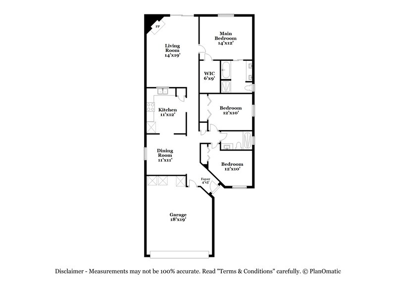 2,170/Mo, 2847 Lantana Lakes Dr W Jacksonville, FL 32246 Floorplan View