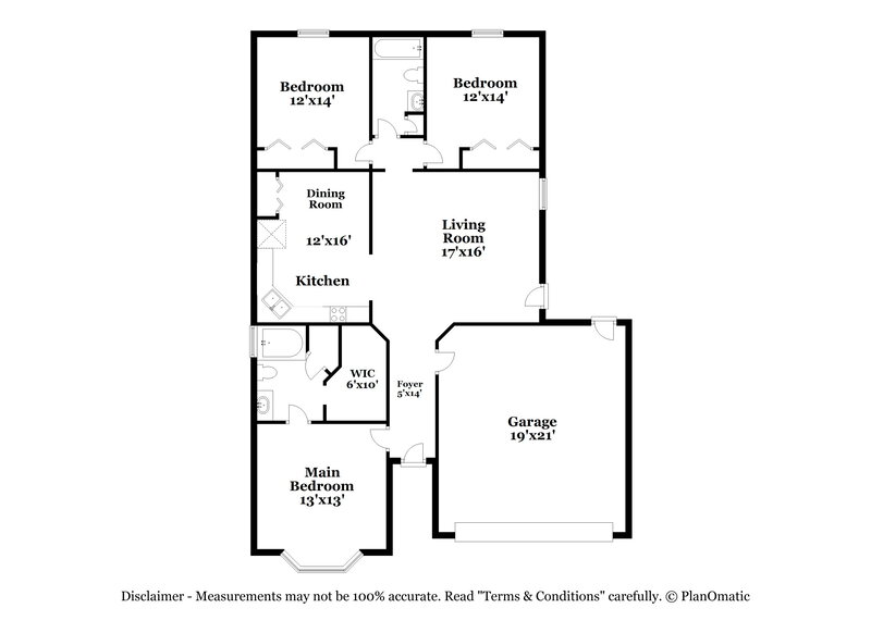1,810/Mo, 1811 Sheraton Lakes Cir Middleburg, FL 32068 Floor Plan View
